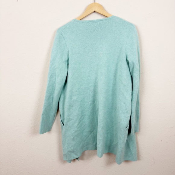 J. Crew Vanessa Longline Sweater Jacket Teal Size XS - Picture 5 of 5